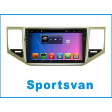 Sistema Android Navegação GPS para Sportsvan com leitor de DVD de carro